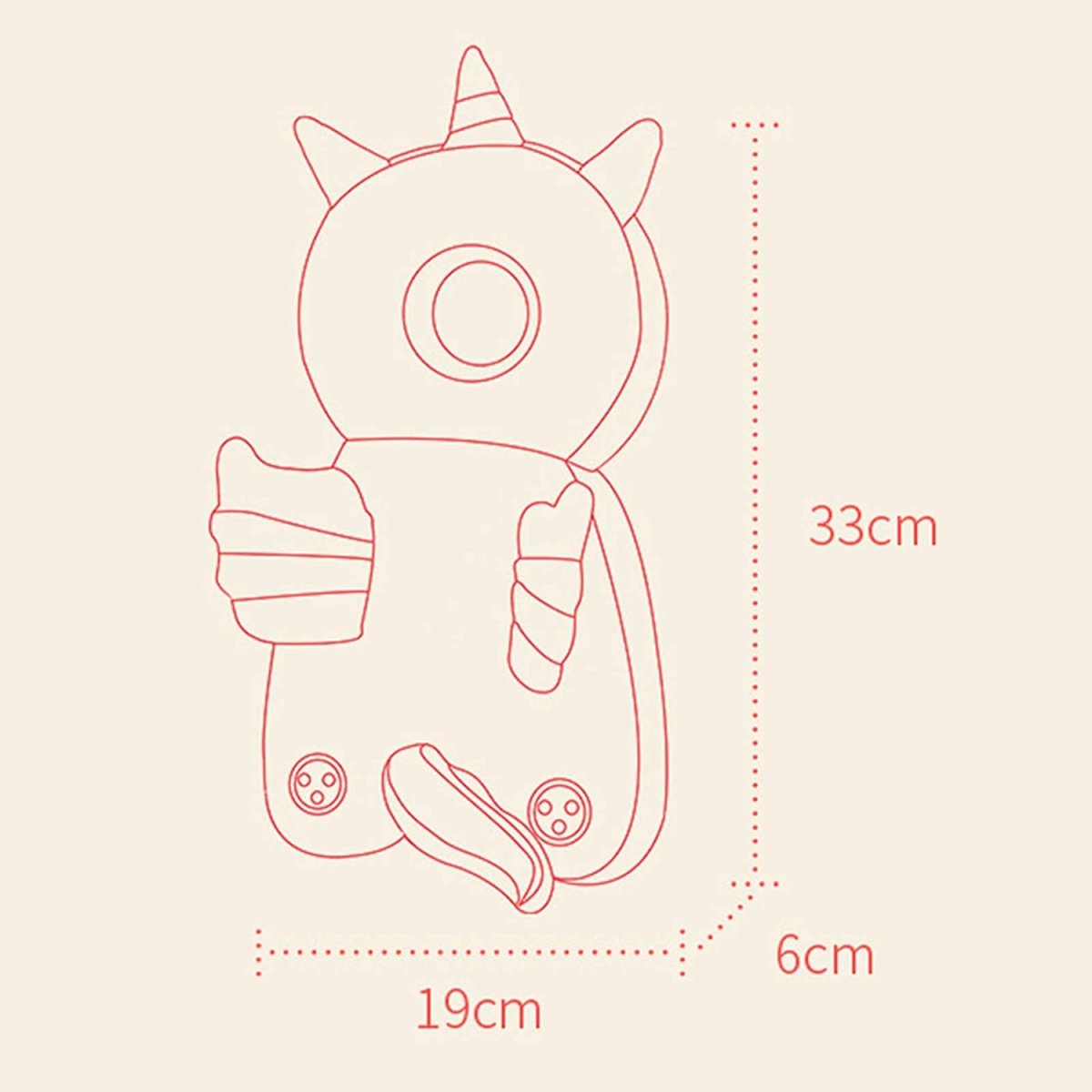 BUBBASAFE™ Gepolsterter Sicherheits-Rucksack für Kleinkinder - Waagemann