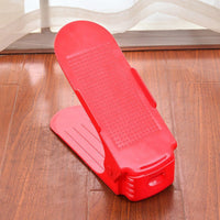Doppeldeck Schuhregal Ablagesystem (4er Set) für 8 Schuhe - Waagemann