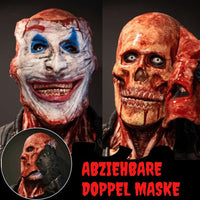 Doppellagige Abziehbare Horror Maske mit beweglichem Kiefer - Waagemann