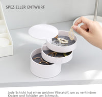 Drehbare Schmuckkästchen Organizer Box 4 Ebenen - Waagemann