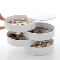 Drehbare Schmuckkästchen Organizer Box 4 Ebenen - Waagemann