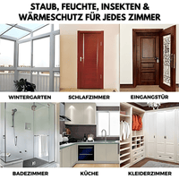 Durchsichtige Tür- & Fenster Dichtungsleistenband 5 Meter - Waagemann