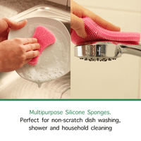 EcoSponge Antibakterieller Mehrzweck-Schwamm Set - Waagemann