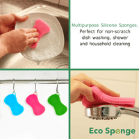 EcoSponge Antibakterieller Mehrzweck-Schwamm Set - Waagemann