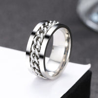 Edelstahl Rotierender Fingerring Flaschenöffner (Unisex) - Waagemann