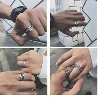 Edelstahl Rotierender Fingerring Flaschenöffner (Unisex) - Waagemann