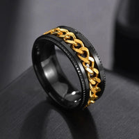 Edelstahl Rotierender Fingerring Flaschenöffner (Unisex) - Waagemann