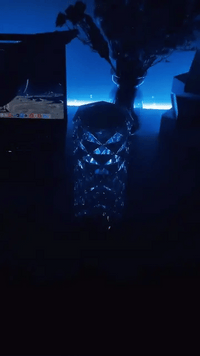 Edle Kristall Lampe mit Farbwechsel Touchfunktion & Fernbedienung - Waagemann