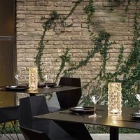 Edle Kristall Lampe mit Farbwechsel Touchfunktion & Fernbedienung - Waagemann