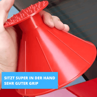 EisFrei 360° - Genialer 3in1 Eiskratzer & Öltrichter - Waagemann