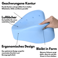 Ergonomisches Memory-Kniekissen - Waagemann