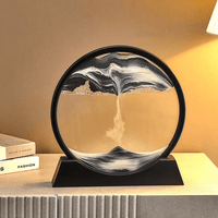 Fliessende Sandbilder in Glas - Waagemann