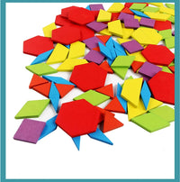 Geometrische Figuren Puzzle aus Holz - Fördert räumliches Denken von Kindern - Waagemann