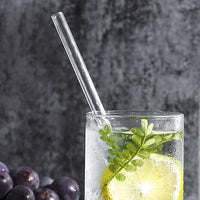 Glas Trinkhalme - 4er Set inkl. Reinigungsbürste - Waagemann