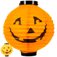 Halloween Kürbis LED-Laterne Lampe Leuchte - Waagemann