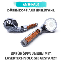 Herzberg - Öko-Filter Duschkopf mit Ionen-Filter - Waagemann