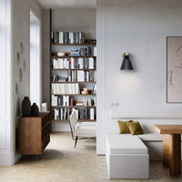 Hölzerne Wandlampe im skandinavischen Design - Waagemann