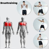 Home Gym Pro - Kompaktes Fitnessstudio Set (11-teilig) - Waagemann