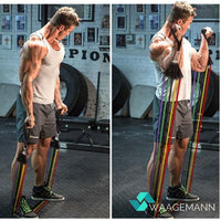 Home Gym Pro - Kompaktes Fitnessstudio Set (11-teilig) - Waagemann