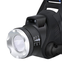 HyperCree - 3 Modi LED Stirnlampe mit USB-Ladegerät - Waagemann