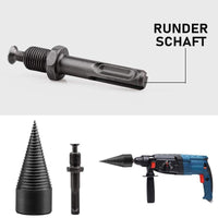KAMINHOLZBOHRERAUFSATZ MIT SCHAFT - Waagemann