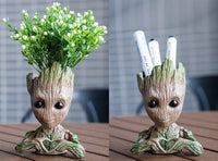 Kopie von Baby Groot Pflanztöpchen & Stiftehalter (handbemalt) 2 - Waagemann