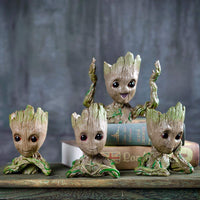 Kopie von Baby Groot Pflanztöpchen & Stiftehalter (handbemalt) 2 - Waagemann