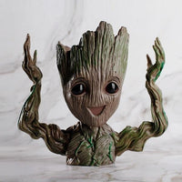 Kopie von Baby Groot Pflanztöpchen & Stiftehalter (handbemalt) 2 - Waagemann