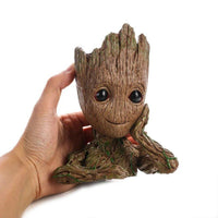 Kopie von Baby Groot Pflanztöpchen & Stiftehalter (handbemalt) 2 - Waagemann
