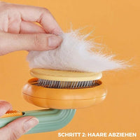 KürbisKlick™️ - Die Selbstreinigende Tierhaar Pflegebürste - Waagemann