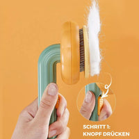 KürbisKlick™️ - Die Selbstreinigende Tierhaar Pflegebürste - Waagemann