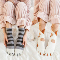 Kuschelige Socken im Katzenpfoten Design - Waagemann