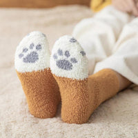 Kuschelige Socken im Katzenpfoten Design - Waagemann