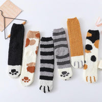 Kuschelige Socken im Katzenpfoten Design - Waagemann