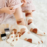 Kuschelige Socken im Katzenpfoten Design - Waagemann