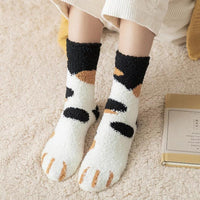 Kuschelige Socken im Katzenpfoten Design - Waagemann