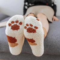 Kuschelige Socken im Katzenpfoten Design - Waagemann