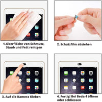 Laptop/Handy Kamera Abdeckung-Schieber (3er Set) - Waagemann