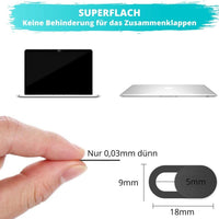 Laptop/Handy Kamera Abdeckung-Schieber (3er Set) - Waagemann