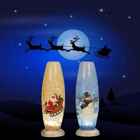 LED Glasröhren-Lämpchen mit Weihnachtsmotiven - Waagemann