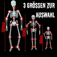 Leuchtskelette Halloween Deko (2 STÜCK) - Waagemann