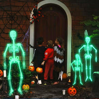 Leuchtskelette Halloween Deko (2 STÜCK) - Waagemann