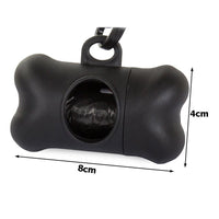 Lustiger Hundekotbeutel-Spender mit Clip + 15 Beutel (2er Set) - Waagemann