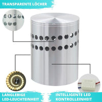 Moderne "Swirl" LED Lampe (8 Farben) Mit Fernbedienung - Waagemann