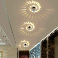 Moderne "Swirl" LED Lampe (8 Farben) Mit Fernbedienung - Waagemann
