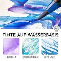 Monet - Aquarell Pinselstifte Set - Auf Wasserbasis - Waagemann