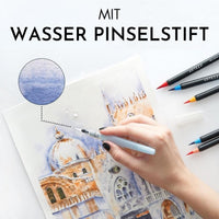 Monet - Aquarell Pinselstifte Set - Auf Wasserbasis - Waagemann