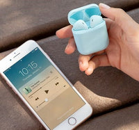 NOVAPODS – Farbige Bluetooth Kopfhörer mit Aufladebox - Waagemann