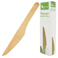 Party Besteck Holz-Messer (100 Stück) - Waagemann