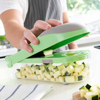 Platzsparender 7in1 Gemüsehobel & Mandoline-Schneider - Waagemann